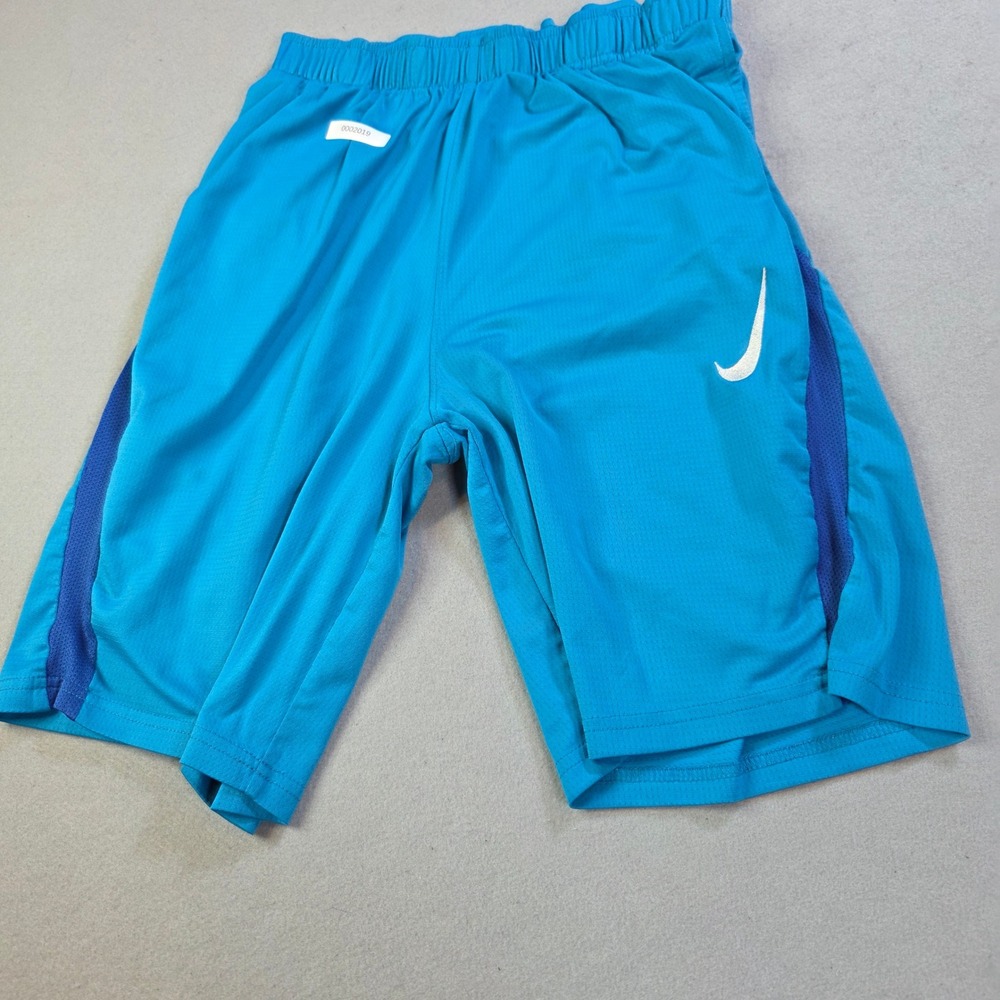 Nike Dri-FIT Mens XL Blue Basketball Shorts Mesh Athletic Gym Pockets Snag